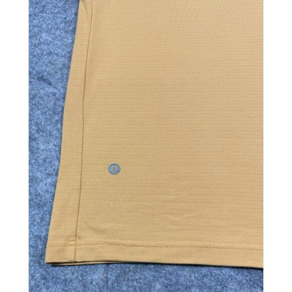 Lululemon License To Train Shirt Mens Size Large Drysense Short Sleeve Orange - Picture 4 of 9